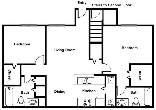 Floorplan - Hatteras Sound Apartment Homes