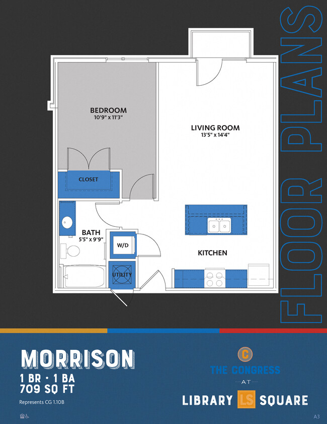 Floorplan - The Congress at Library Square