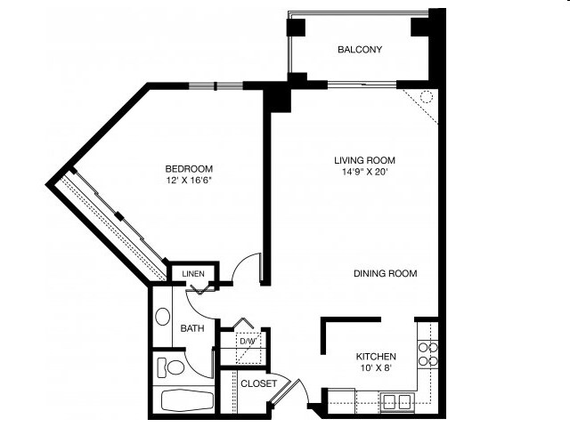 1BR/1BA - Highland Ridge