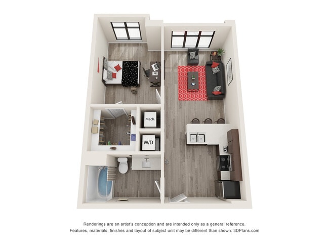 Plan 1.1 - 1007 W University - New Construction