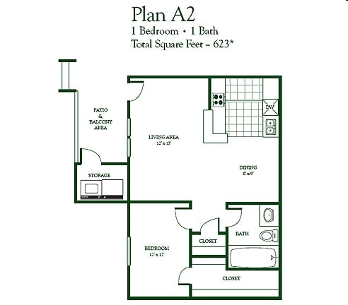A2 - Cottages at Bedford Apartments