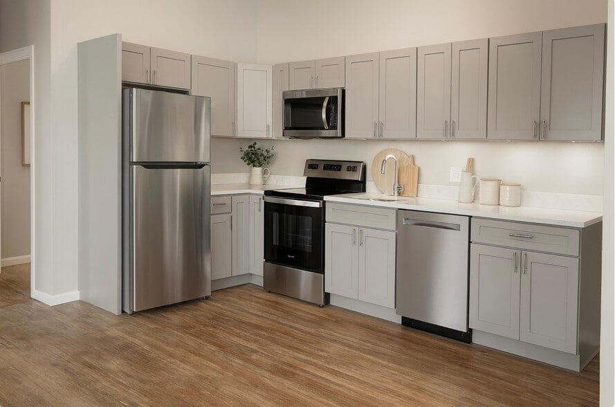 Unit 1 Kitchen - 17 Metcalf Ave