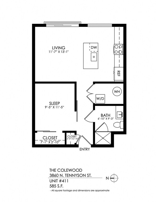 Floorplan - Colewood Apartments