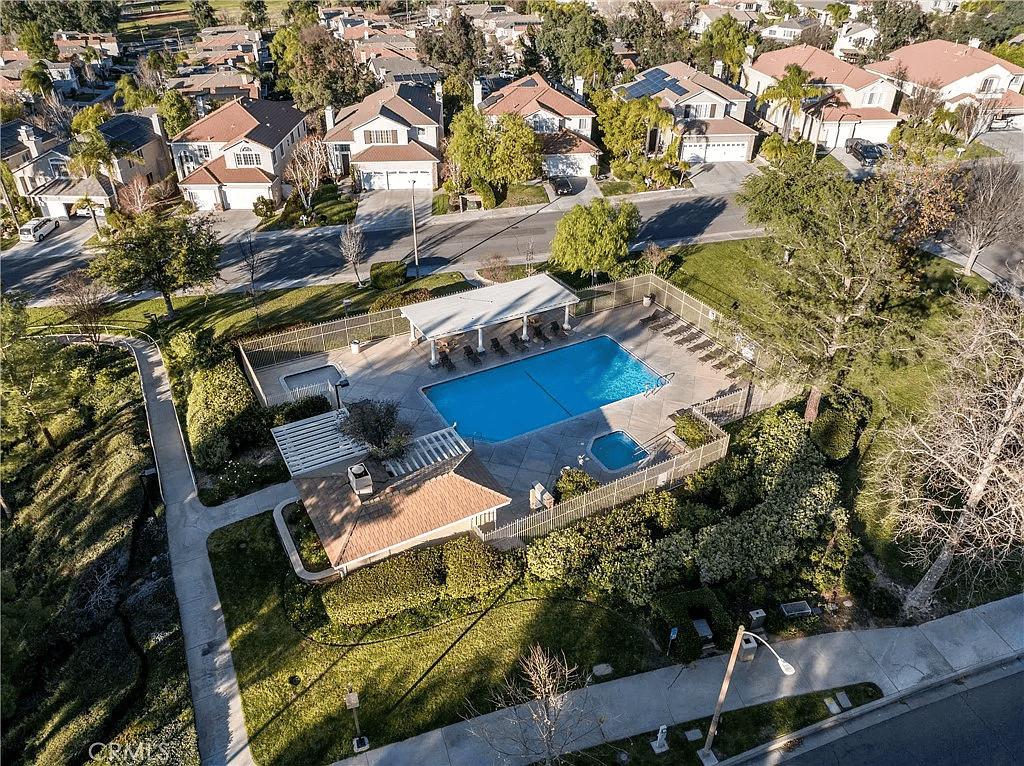 HOA clubhouse aerial - 27841 Bloomfield Ct