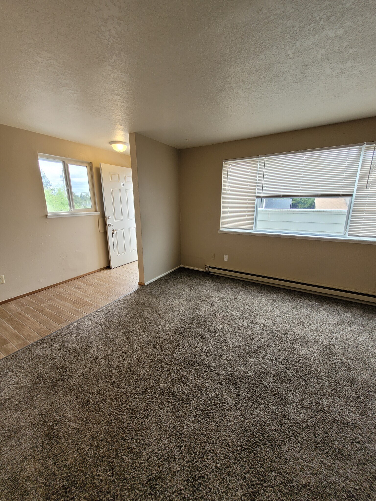 unit d entry into living room - 1045 S Jasper St