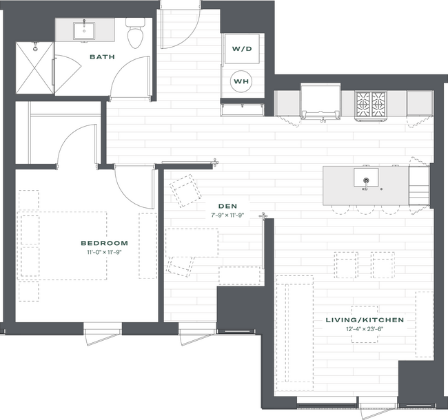 Floorplan - Triangle Square