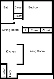 1BR/1BA - Tudor Arms