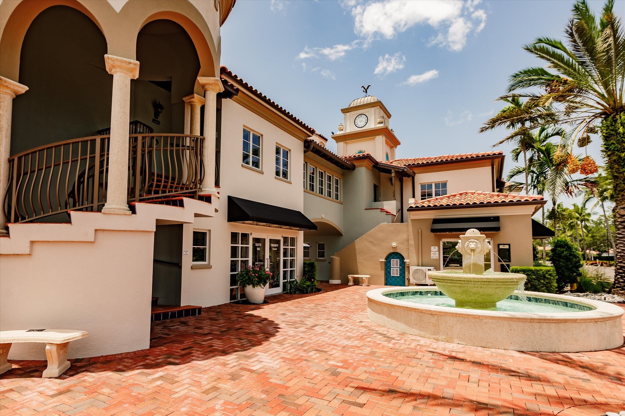 Located above the community amenities. - 3200 Village Walk Cir