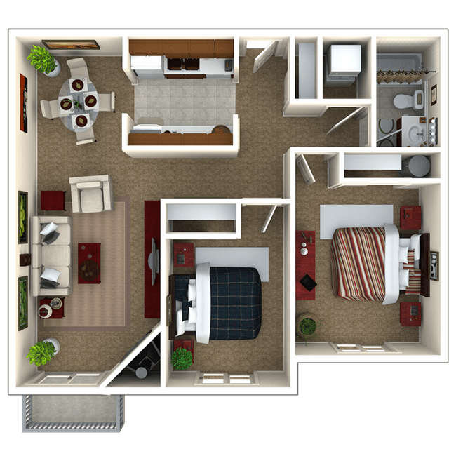 Floorplan - Eagles Landing Apartments