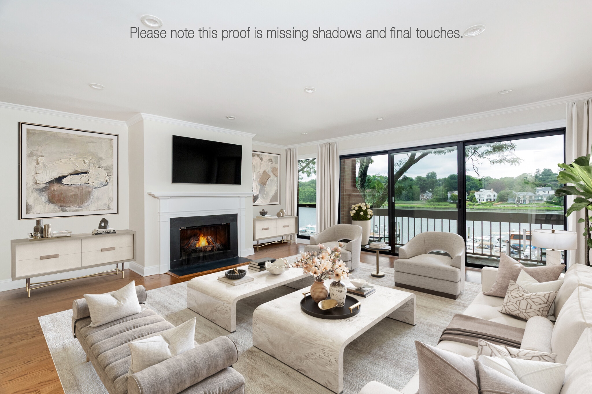 Living Room - 15 River Rd