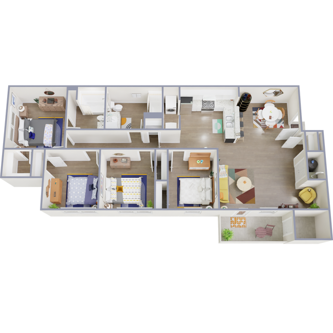 Floorplan - Waterside Oaks Apartments