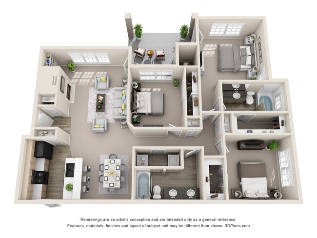 Floorplan - Legends on the Green Apartments