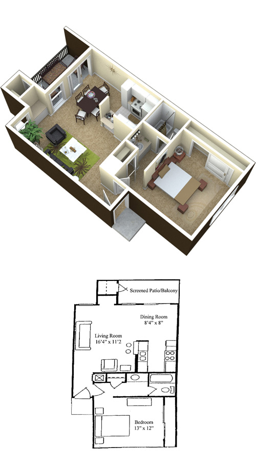 Floorplan - Baywater Apartments