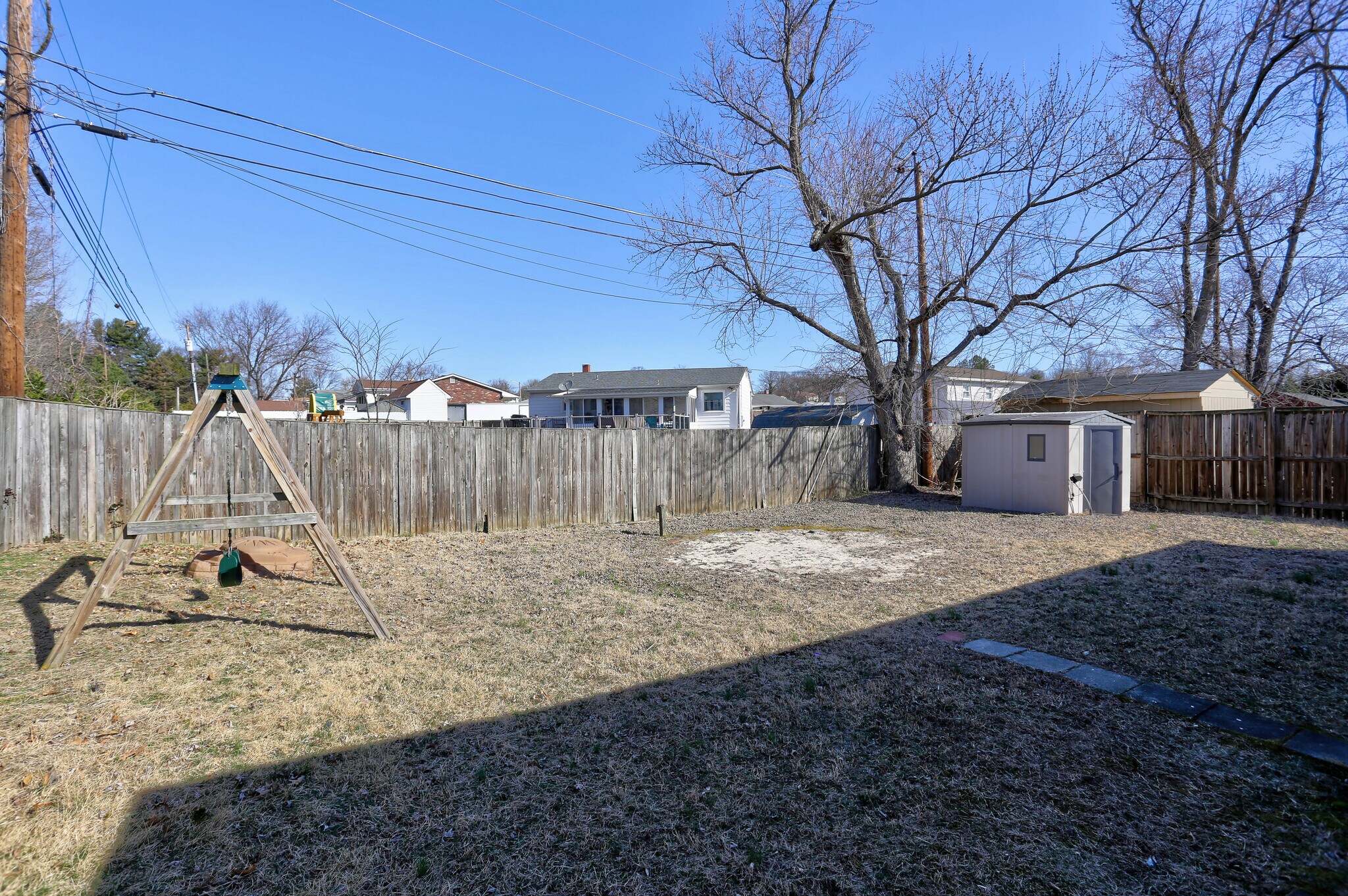 Backyard - 508 Wellham Ave