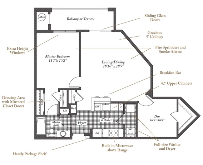 Floorplan - Evergreens at Columbia Town Center