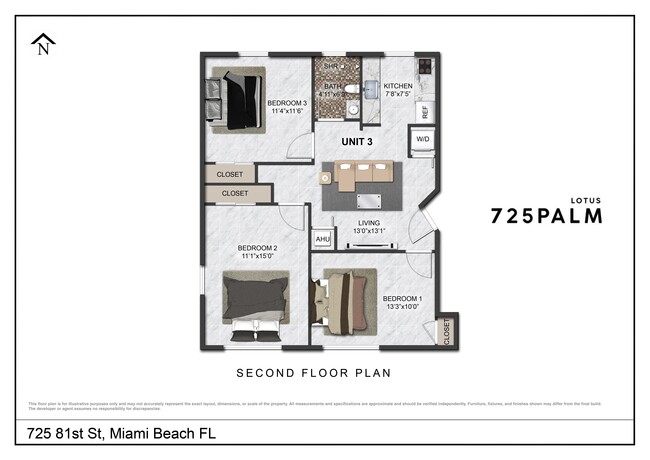 FLOOR PLAN - 725 81st St