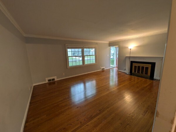 Living Room with Frieplace. - 4515 West 72nd Terrace