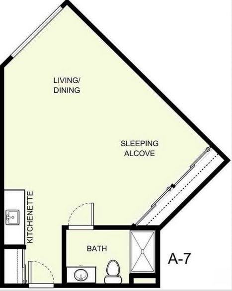 Studio (535 sf) - Holiday Country Squire