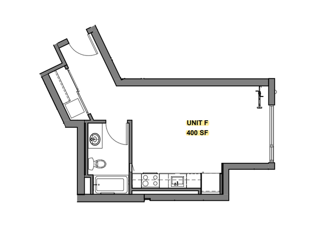 Floorplan - Rose City Flats: New Apartments near the I...