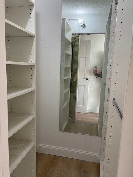 Walking closet connected to master bedroom - 1243 Beacon St