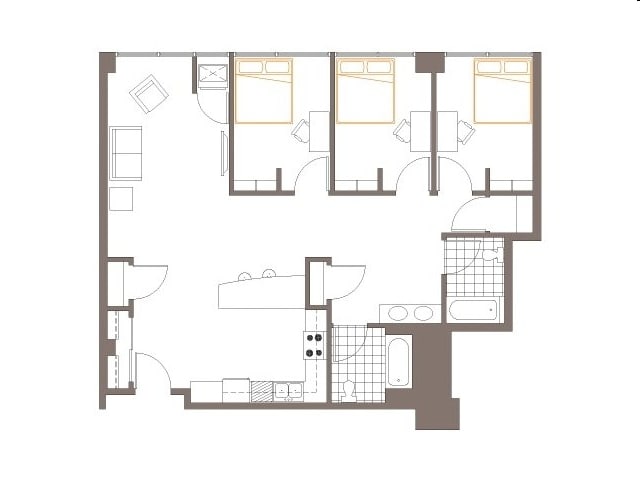 3BR/2BA - The Marq