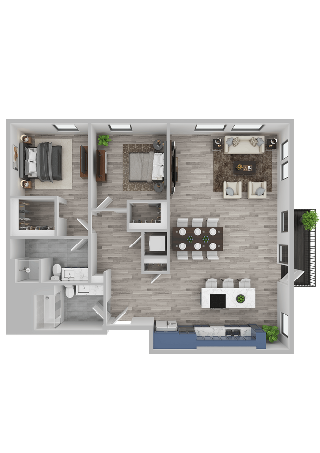 Floorplan - Hyas Point Apartments