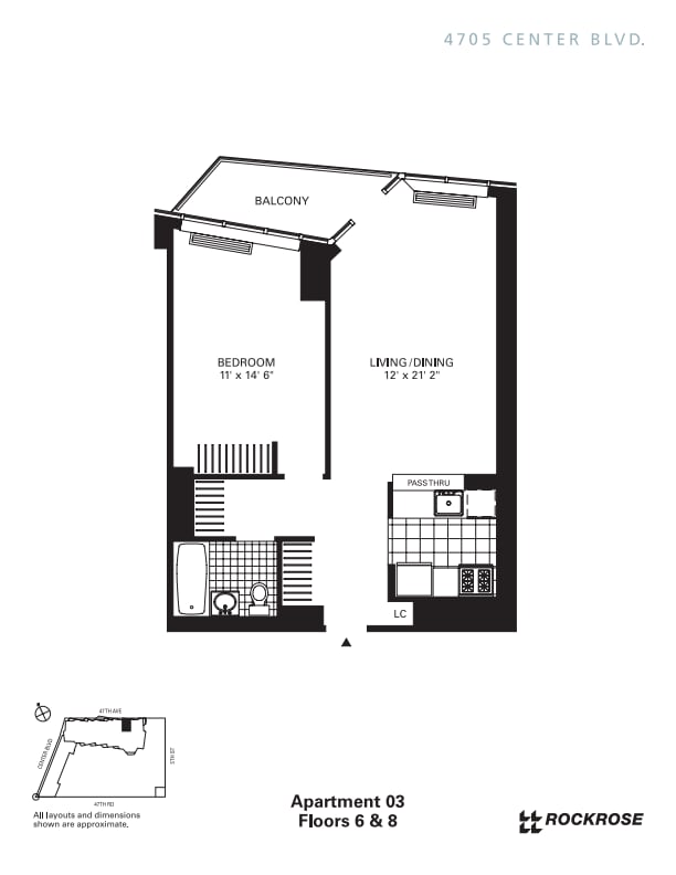 Floorplan - 4705 Center Boulevard