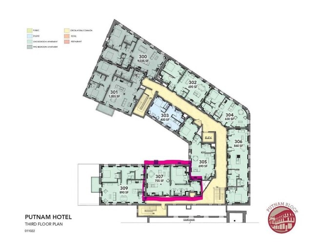 Building Photo - Putnam Hotel – $2,041 – 1 Bedroom/1 Bathroom, 755 SQ.FT. – UTILITIES INCLUDED