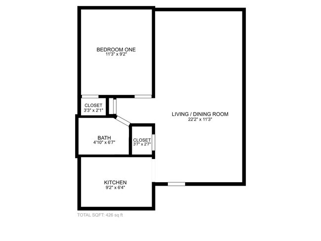 Floorplan - Newell Heights Apartments