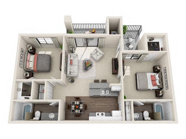 Floorplan - CentrePoint Apartment Homes