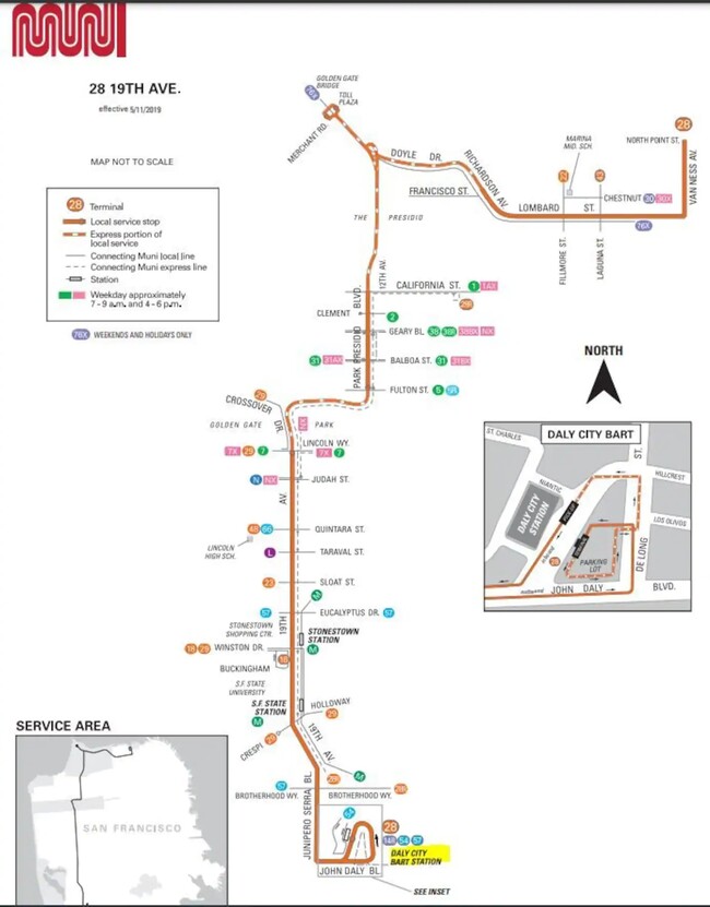 Bus ROUTE 28 - 936 Brunswick St