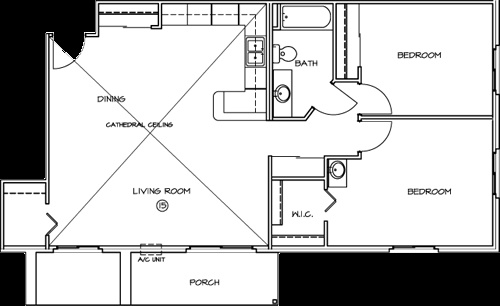 2BR/1.5BA - De Pere Apartments