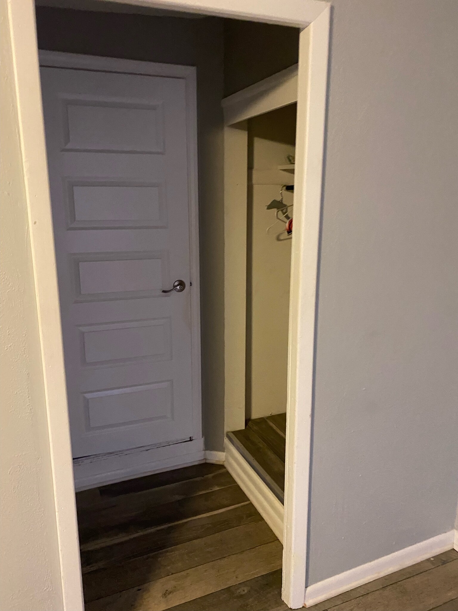 Closet with door to bathroom - 619 Copeland St