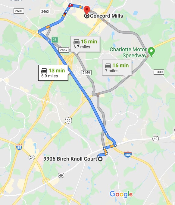 Conveniently Near Concord Mills Mall/Shopping - 9906 Birch Knoll Ct