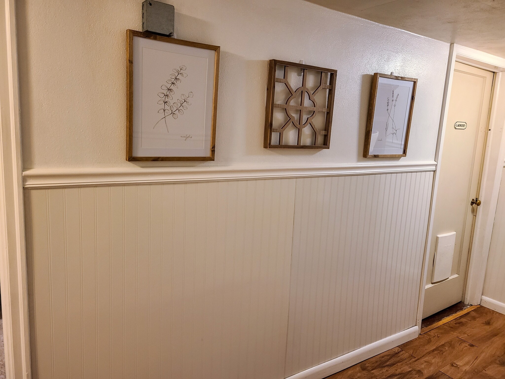 hallway to shared laundry - 505 Clark Ave