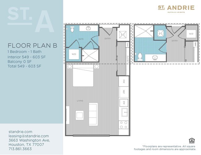Floorplan B - St. Andrie At Buffalo Heights