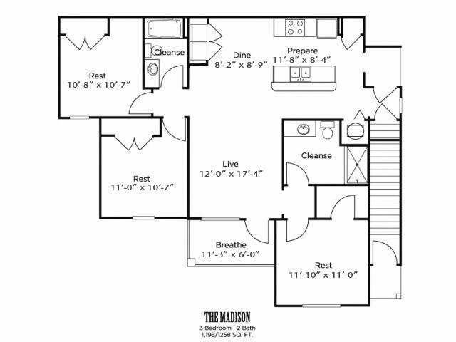 Three Bedroom Two Bath - Ridgemont Park