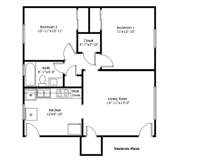 Floor plan - 2008 Molton Ct