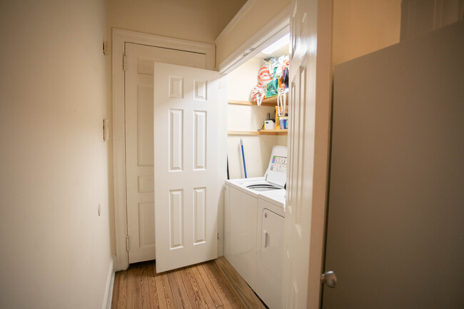 Hall with Laundry Area - 2013 Locust St