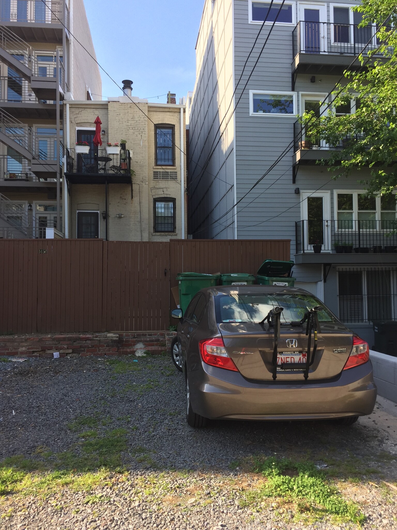 Parking Spot and Back Entrance - 1450 Harvard St NW