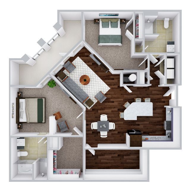 Bronzino 2CA-P | 1 bed / 1 bath - The Alloro at University Groves