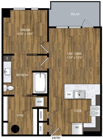 Floorplan - Willamette Tower