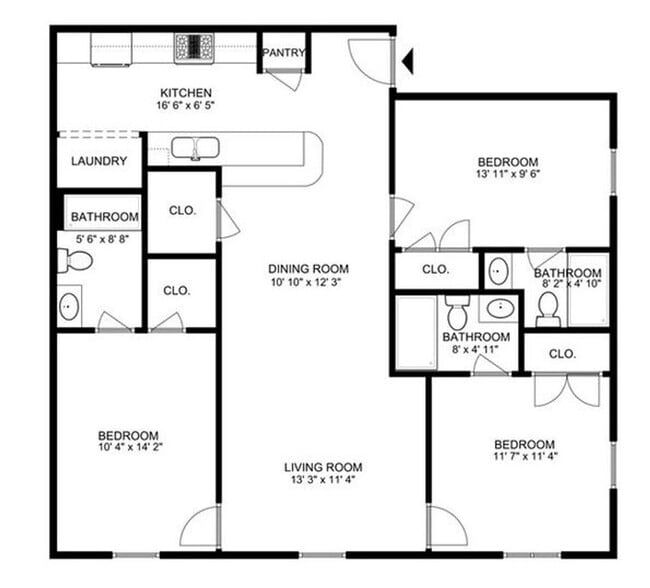 Building Photo - Three bedroom - Three bathroom apartments at University Park in Lillington, NC!