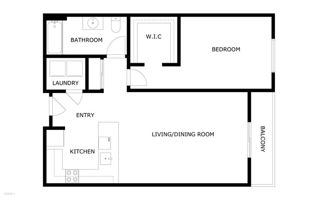 Floorplan - Gateway Plaza Apartments