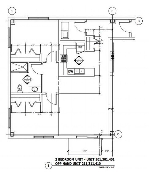 Floorplan - The Metropolitan - Floors 1-3