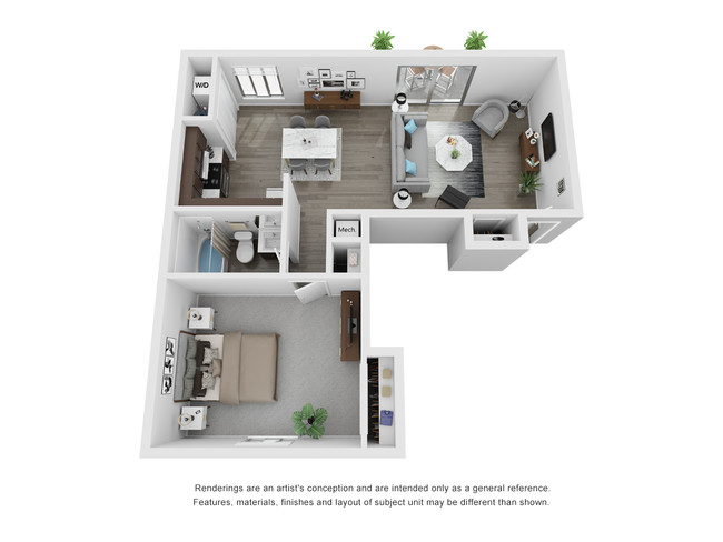 Floorplan - Park Place Apartments