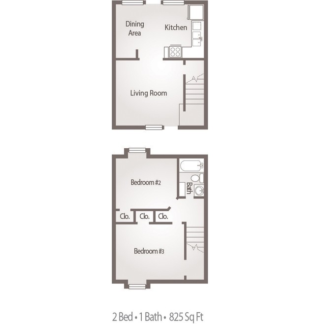 2BR/1BA - Woodside Village