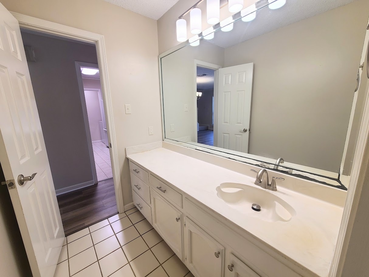 Guest bathroom vanity is huge with multiple outlets - 12439 Coursey Blvd