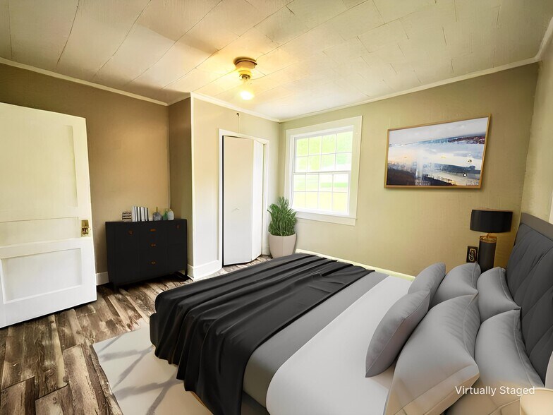 bedroom 2 virtually staged - 212 Westwood Dr