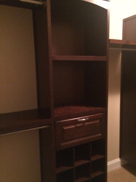 Master bedroom closet 1 (huge closet with built in shelves/drawers) - 319 Haywood Dr